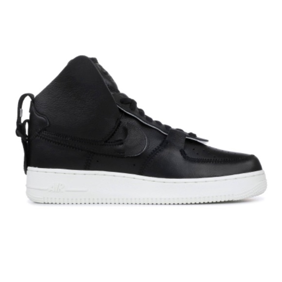 Psny x Nike Air Force 1 “Black/Black Sail” EUC Sz 8 - Picture 2 of 14